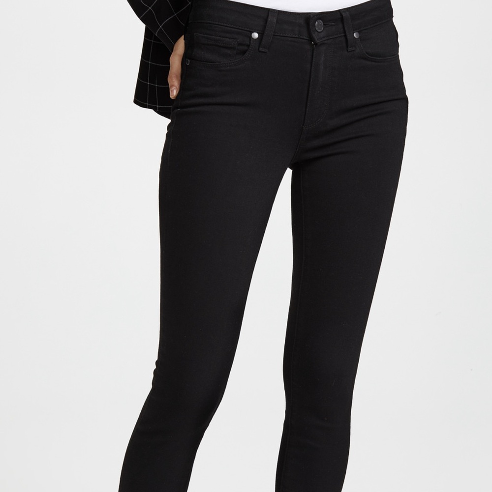 PAIGE Women's Black Skinny Jeans